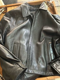 Mens soft leather jacket. Size 46. Excellent condition