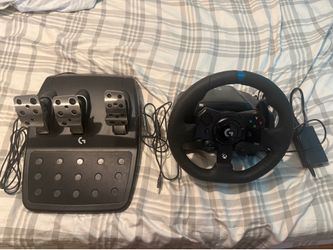 Logitech - G923 Racing Wheel and Pedals for Xbox Series X|S, Xbox One and PC - Black