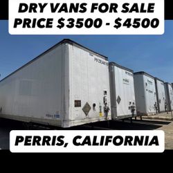 Dry Vans For Sale