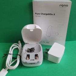 Signia Pure Charge & GO X Hearing Aids Rechargeable with Inductive Charger II