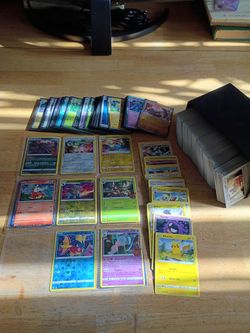 Pokemon cards found cleaning out a storage locker no offers no trades 75th Ave Indian School not my sort of thing serious buyers only please