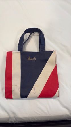 Harrods Union Jack Canvas Tote Bag