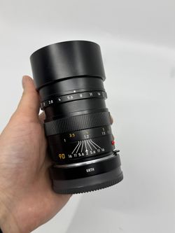 Leica Summicron M 90mm F 2 E55 Lens Pre-ASPH with M to E Mount for Sony cameras