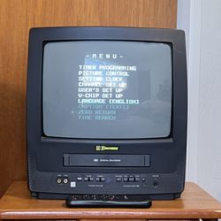 Emerson EWC 1304 TV & VCR With Original Remote Control (13 Inches)