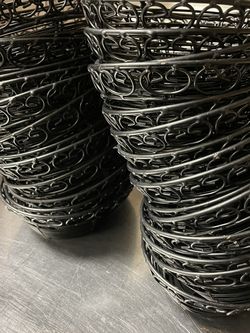 Heavy Duty Black Chip Baskets