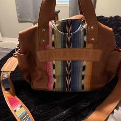 Nena And Co Leather Mama Bear Purse