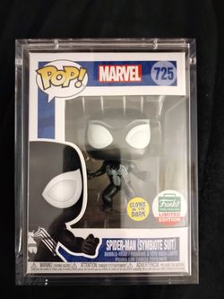Funko Pop! Marvel Spider-Man (Symbiote Suit) (Glow) Funko Shop Exclusive  Figure #725 - US