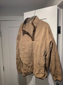 L Brown Fleece Jacket