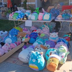 HUGE Plush Stuffed animal Yard sale (Squishmallows, Build-A-Bear,  Disney, Mario)