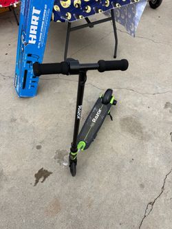 Razor Black Green Electric Scooter Kids