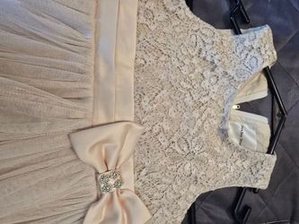 Size 3toddler fancy champagne dress