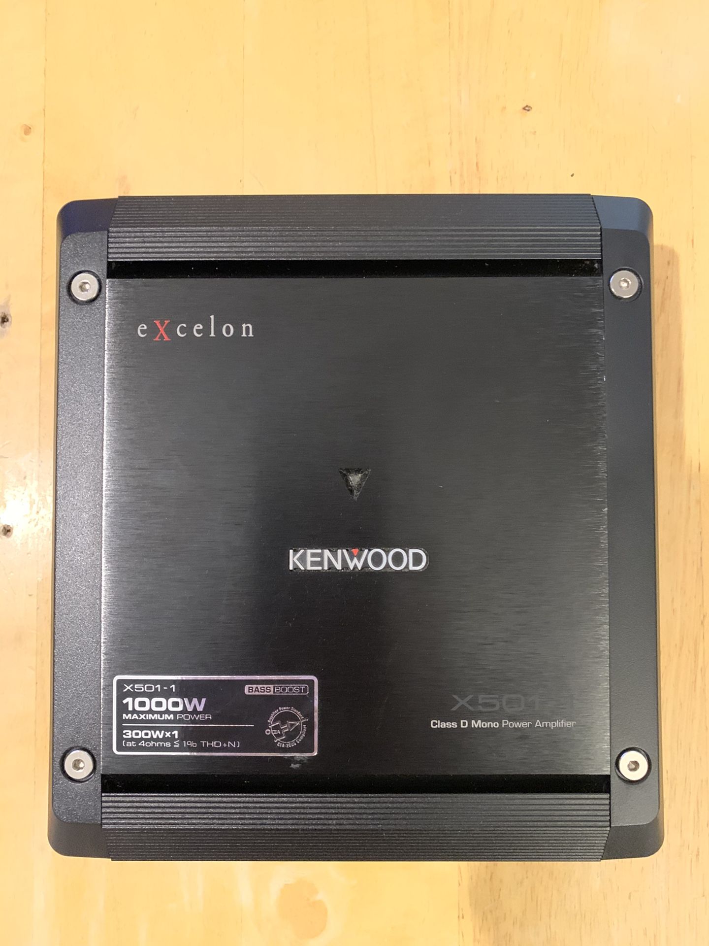 Kenwood Excelon 1000W Class D Mono Power Aplifier