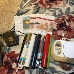 Cricut Maker, Heat Press, and Lot Of Supplies