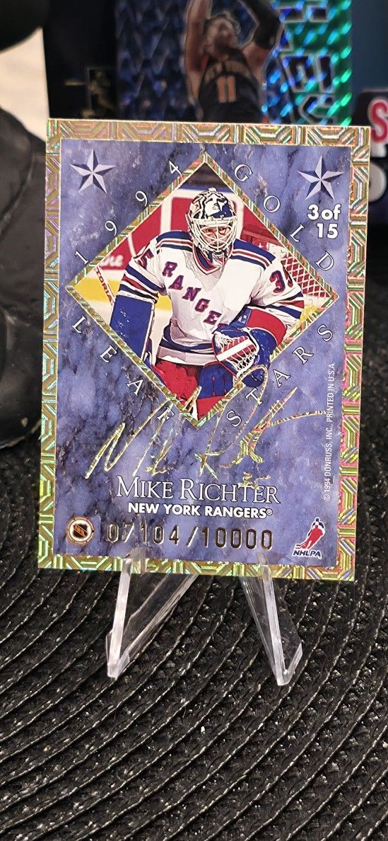Double Sided Goalie 3 Of 15 Mike Ritcher & Patrick Roy Cards Plus Other Rookie And Autos