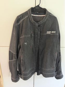 BRP Can-Am Spyder denim-style riding jacket, size XL