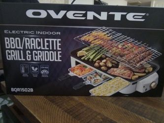 Electric indoor grill and griddle -Ovente