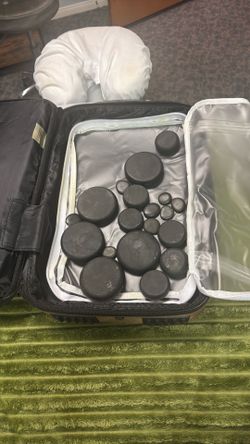 Waterless hot stone kit