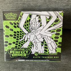 Mega Evolution Perfect Order Pokemon Center Elite Trainer Box 