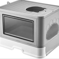 Litter Box for Cats Portable Cat Litter Box 