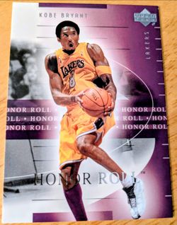 KOBE BRYANT 2001/02 UPPER DECK, HONOR ROLL , #38
