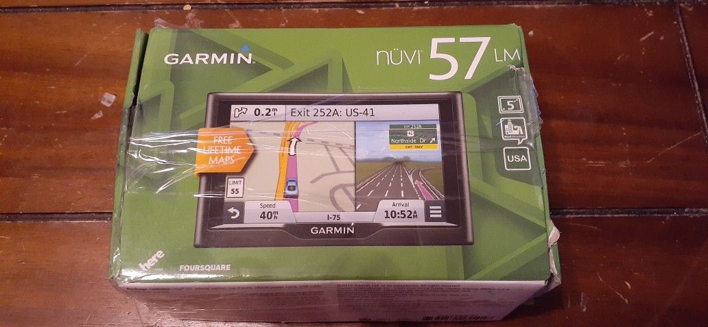 GARMIN GPS WITH 4 1/2" SCREEN..CLICK ON PICTURE YOU WILL GET FULL PICTURE SIZE
