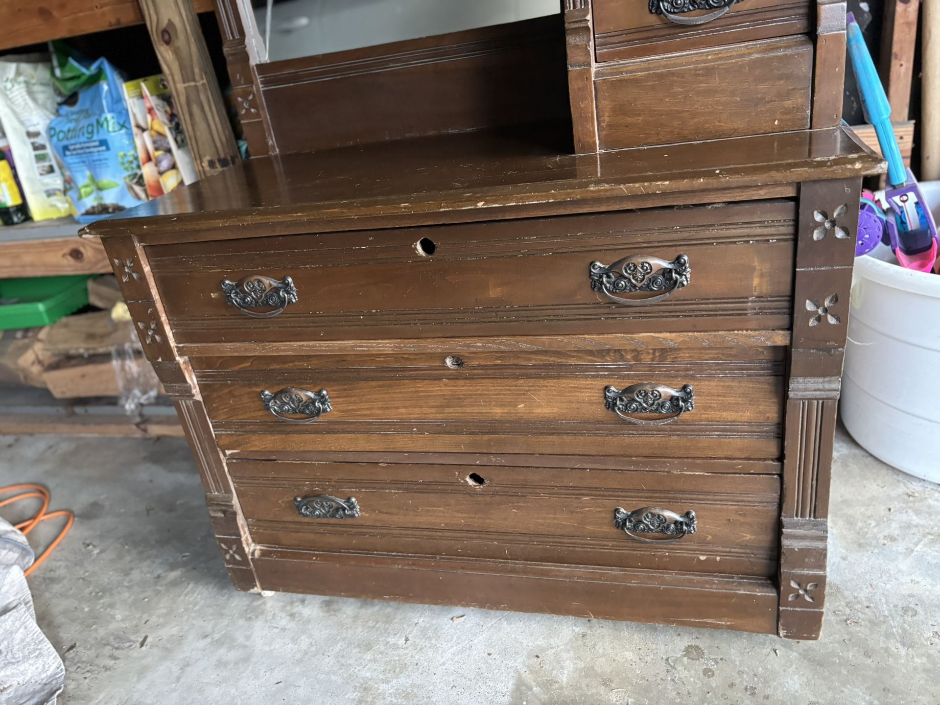 Antique Dresser w/ Mirror
