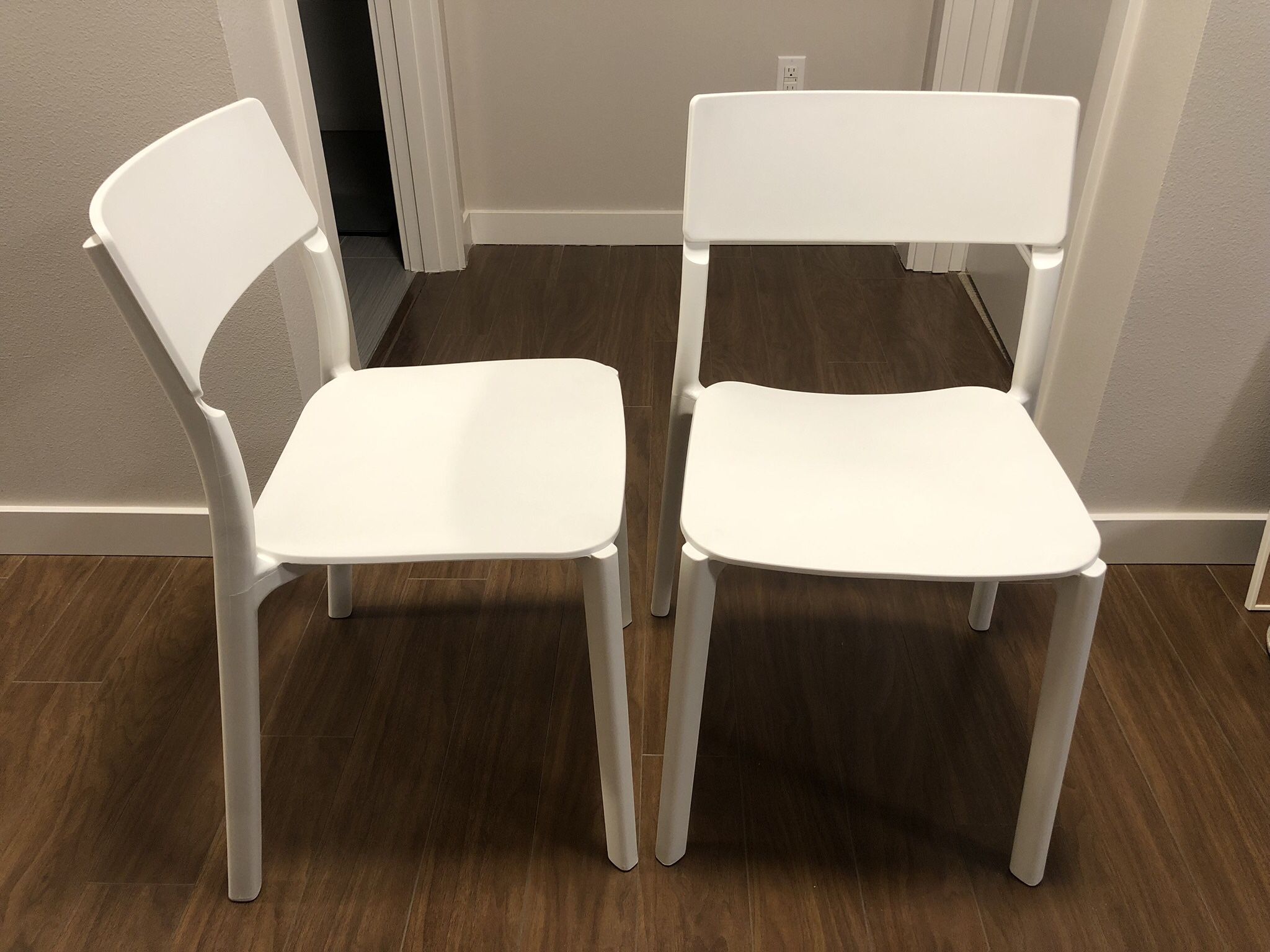 IKEA JANINGE Chairs, white (value of $170)