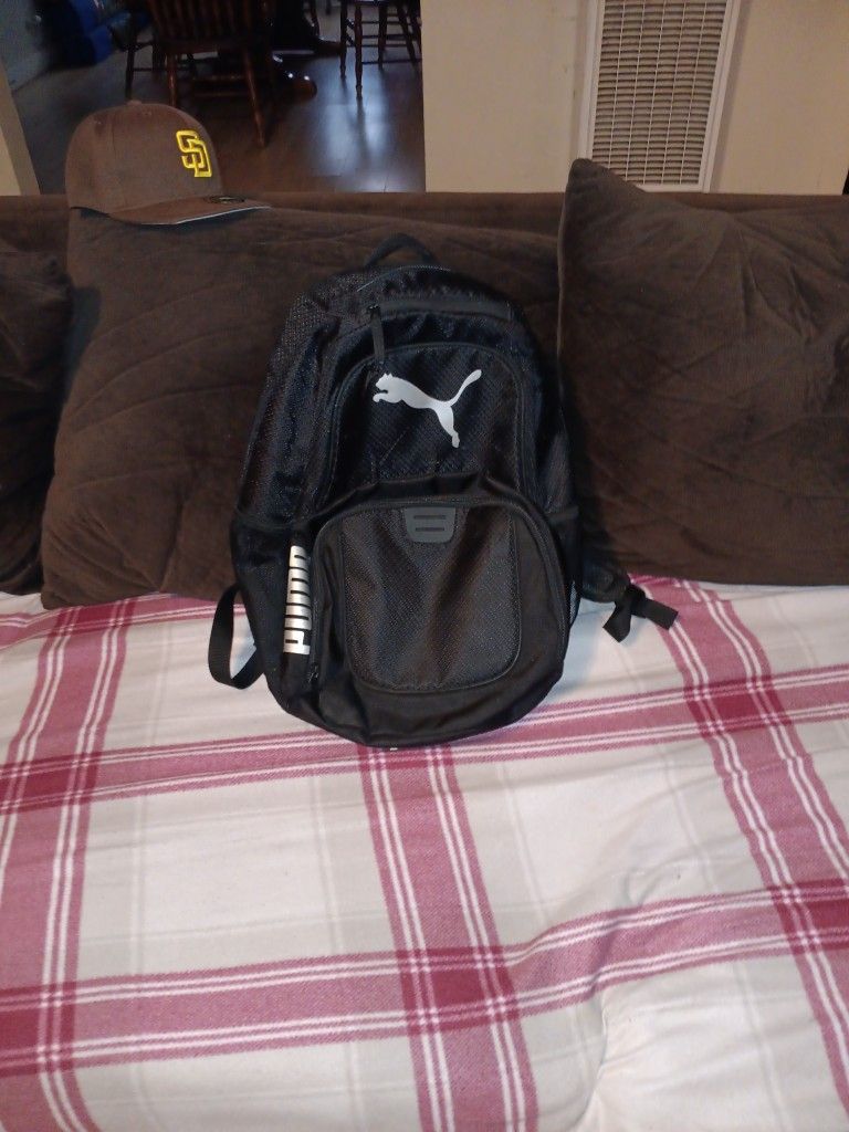 Black Puma Backpack