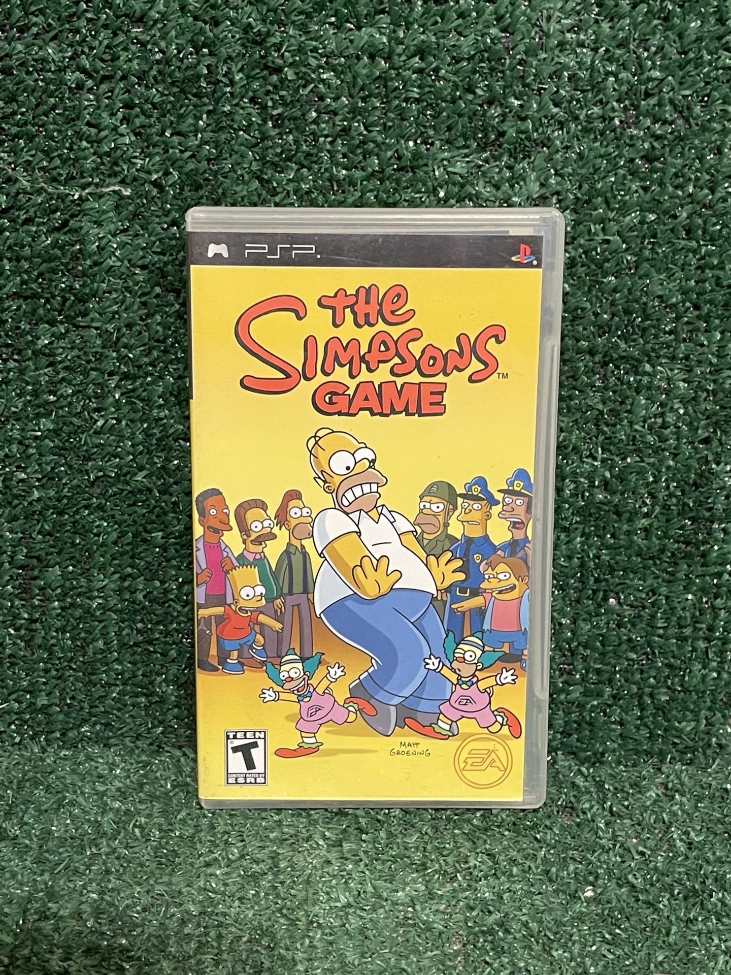 The Simpsons Game (Sony PSP 2007) Complete CIB Authentic. Fast Shipping!
