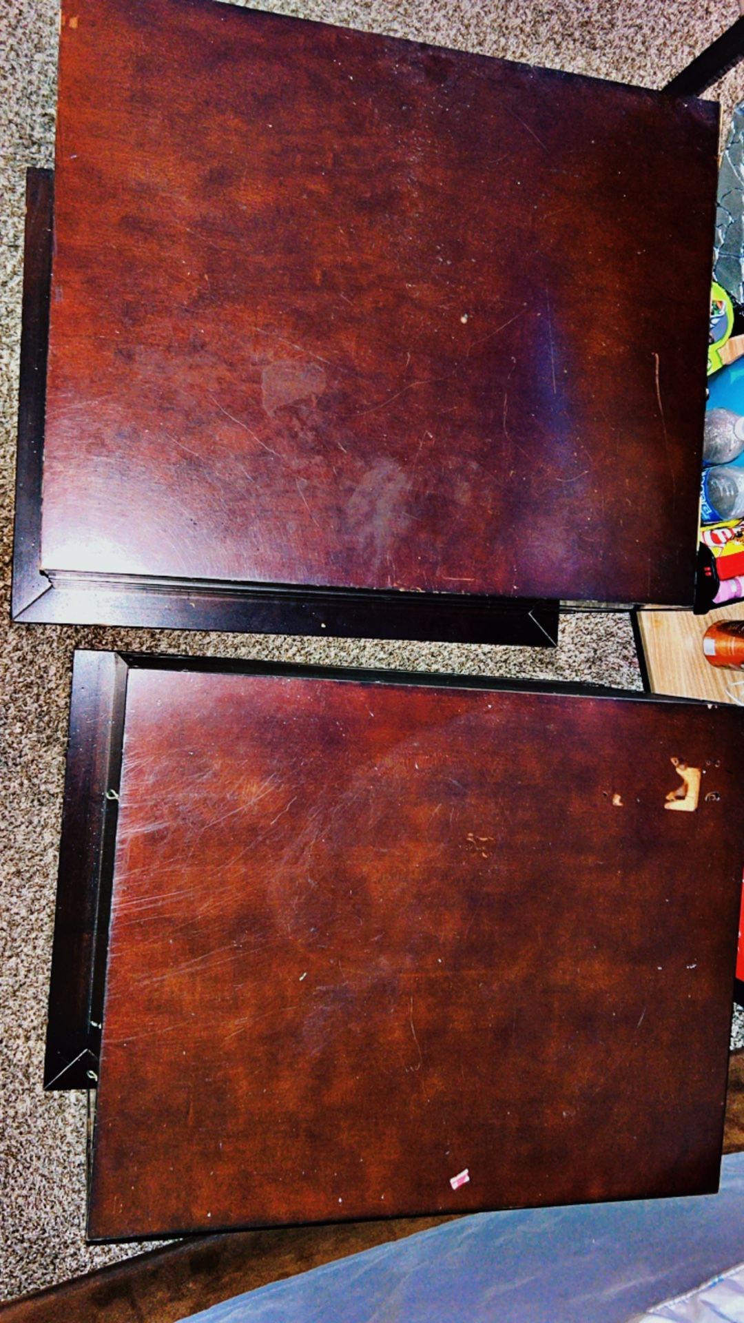 Cherry Oak End Tables 