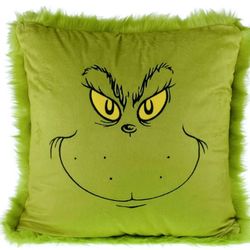 How The Grinch Stole Christmas 16 inch Furry Pillow