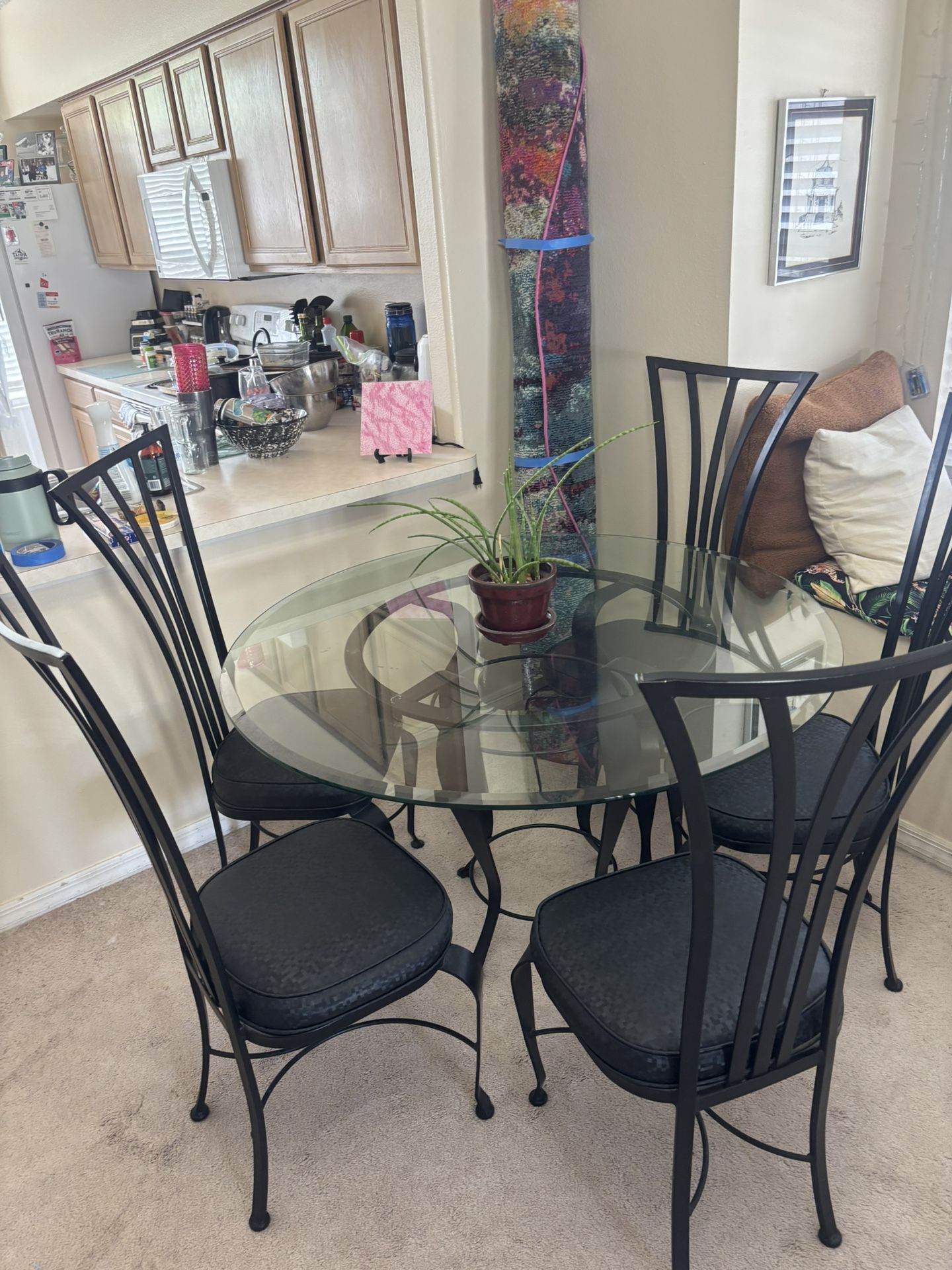 Glass Dining Table And Chairs