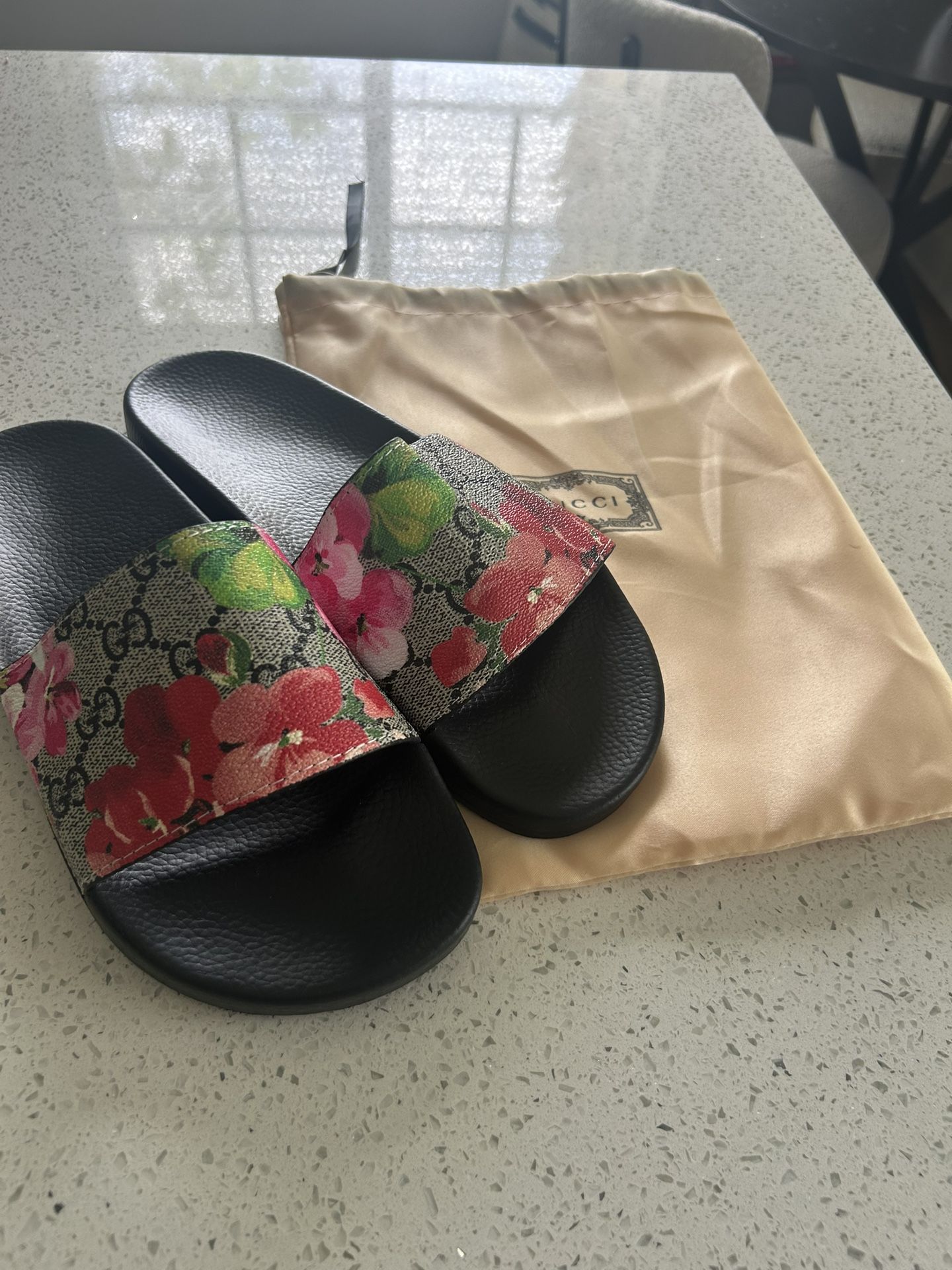 Gucci Floral Slides