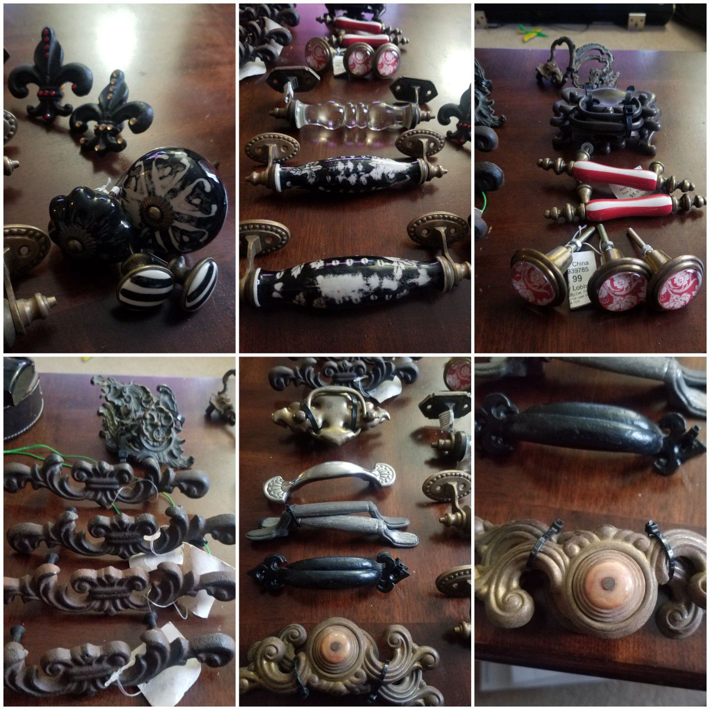 35 pc lot Furniture Hardware Antique to Now some New