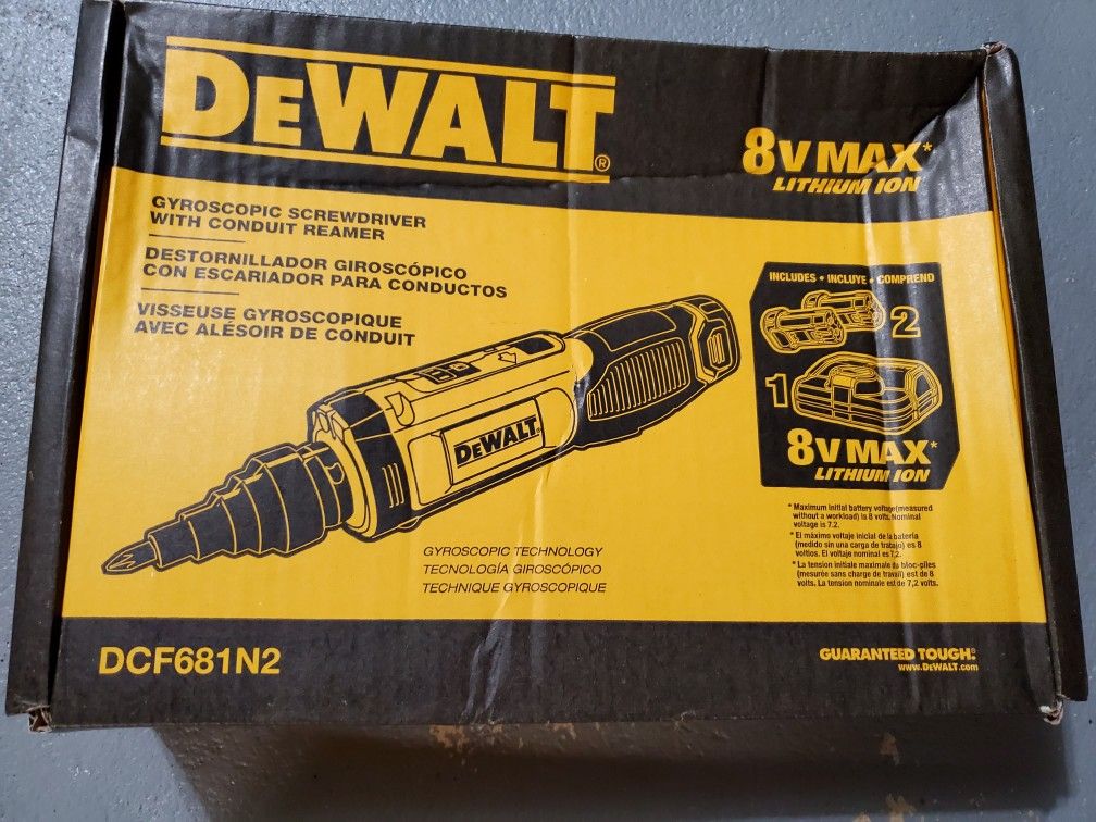 Dewalt 8-Volt MAX Cordless Gyroscopic Screwdriver