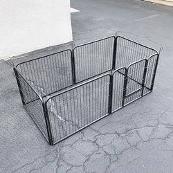 (New) $70 Pet Dog Heavy Duty Playpen with 6-Panels X (24” Tall X 32” Wide) 