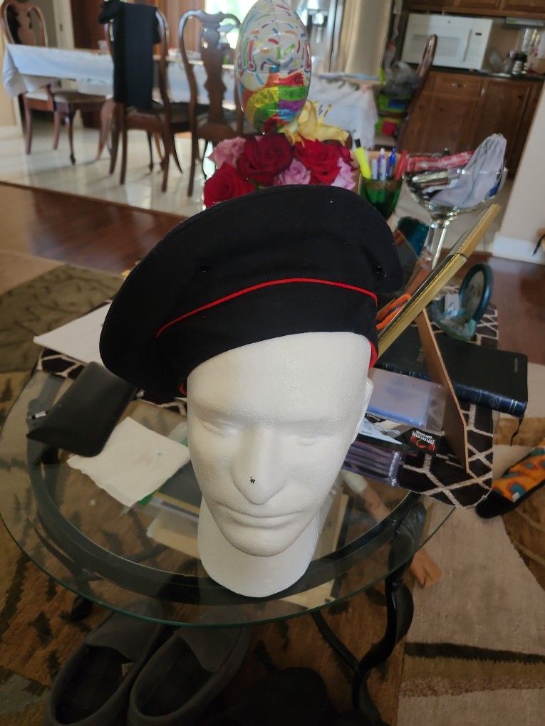 Not Much Info Vintage Dark Blue Beret Cap