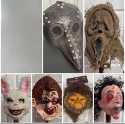 Scary Halloween Masks Costumes Decor $5 each