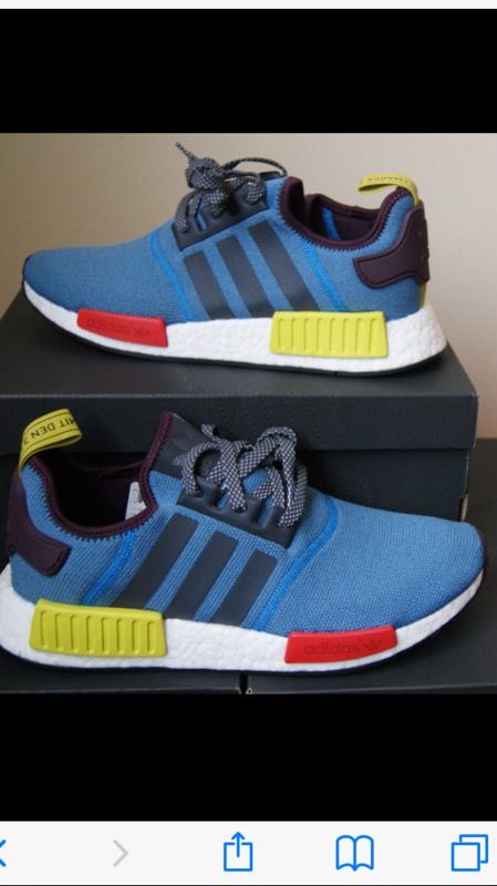 Vila x adidas NMD Cerulean/Bright Red/Shock Green/White super exclusive real 100% with box and receipts