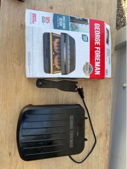 George Foreman - Classic Plate Electric Indoor Grill and Panini Press
