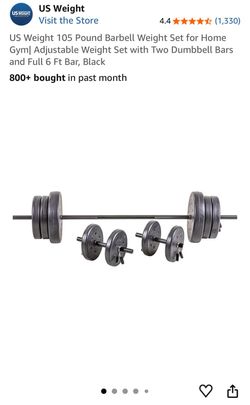 Barbell Set for Home Gym | Dumbbell