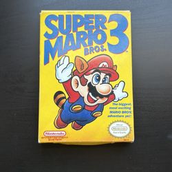 Original Nintendo (NES) Game Super Mario Bros 3 CIB