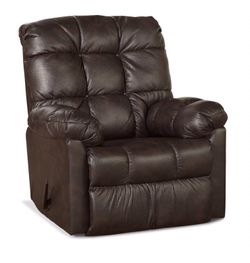 Leather recliner