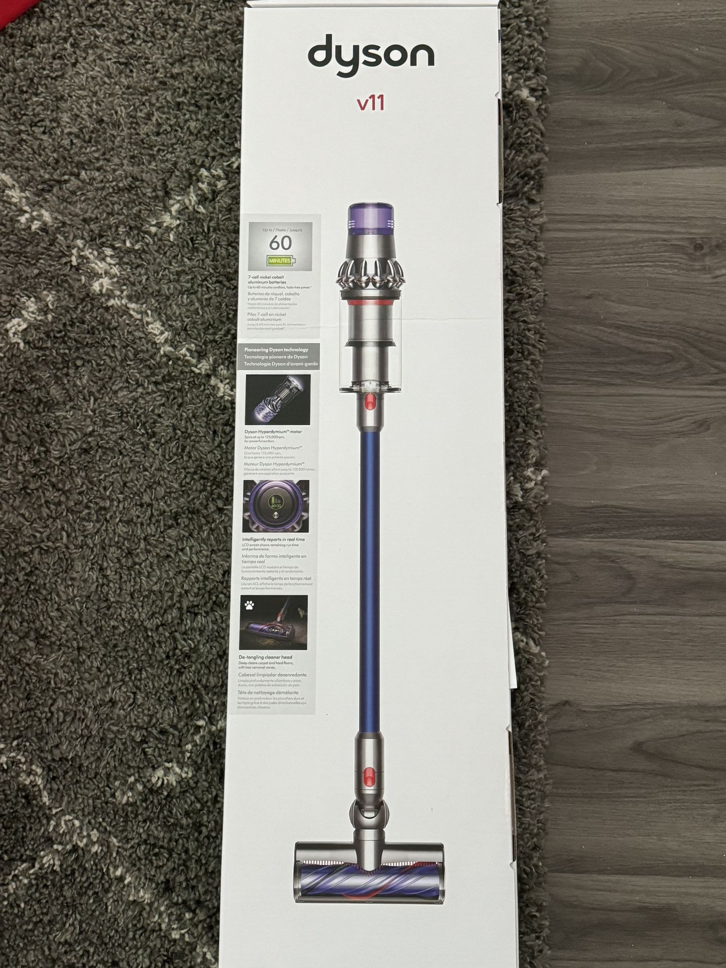 New Dyson V11 Cordless Vacuum Blue Nickel