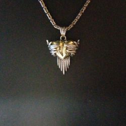925 STERLING SILVER NECKLACE HARD.