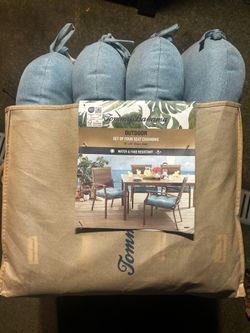 4 Tommy Bahama Seat Cushions W/Bag In/Outdoor 20X20 NWT