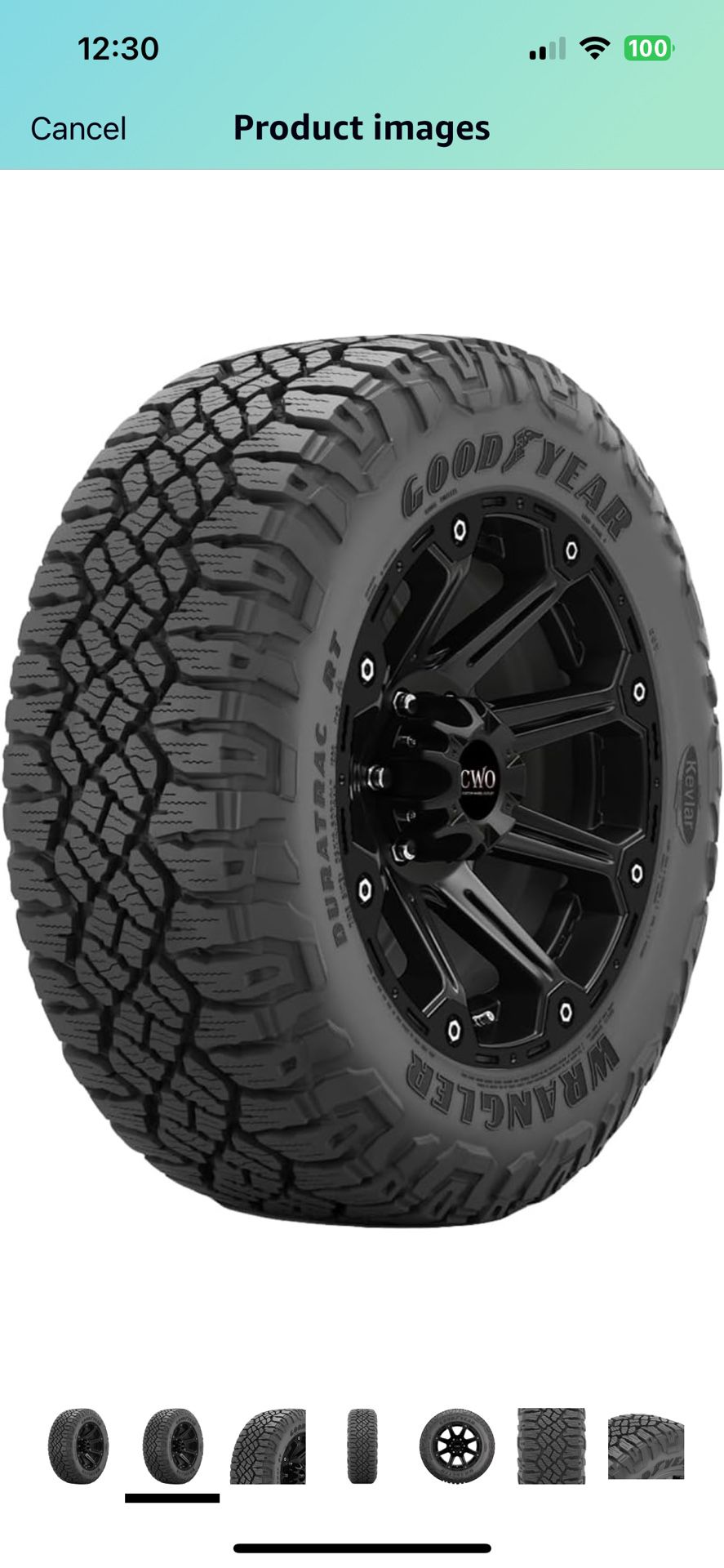 NEW 275/60R20 Goodyear Wrangler Duratrac RT 115T SL Black Wall Tire 1(contact info removed)1