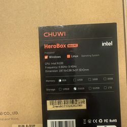 Mini PC CHUWI HeroBox Intel N100 8GB RAM 256GB SSD Windows – Fast & Compact