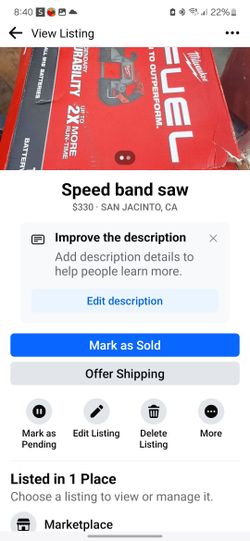 Speed Band Saw