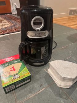 Coffee maker Kitchenaid 10 cup with gold filter